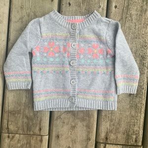 Carter’s Cotton and Angora Button Up Cardigan